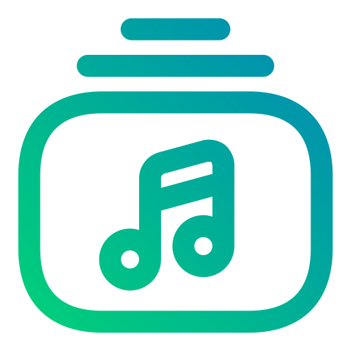 Music Playlist Generic gradient outline icon