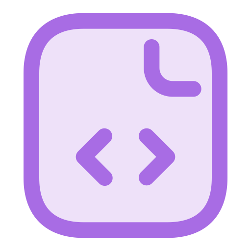 File Code Generic color lineal-color icon