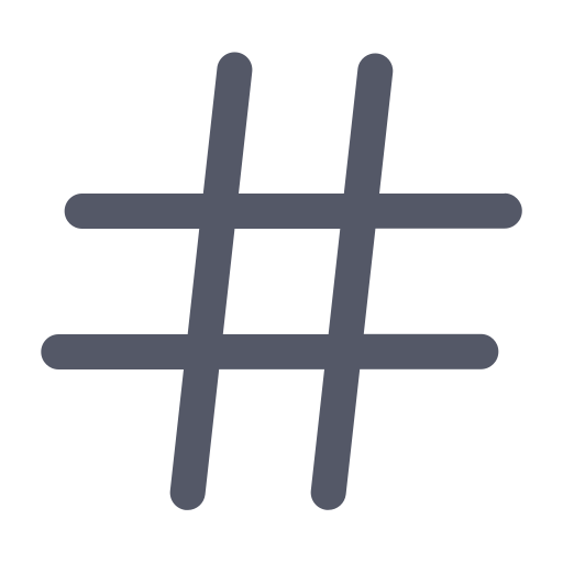 ハッシュタグ Generic color lineal-color icon