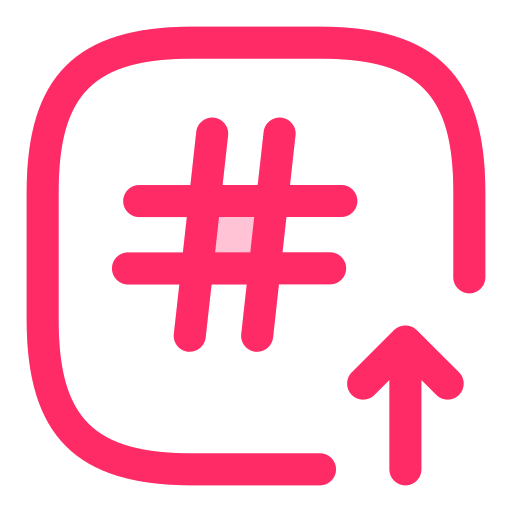 hashtag Generic color lineal-color icono