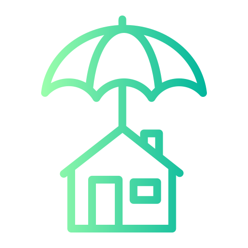 Home insurance Generic gradient outline icon