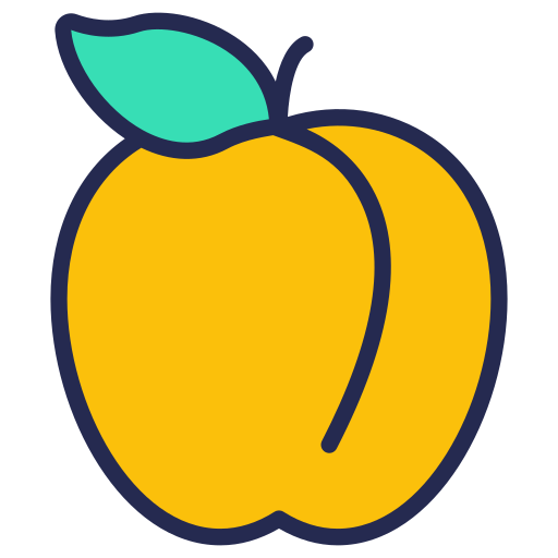 aprikose Generic color lineal-color icon
