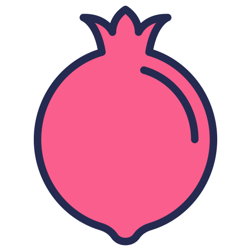 granaatappel Generic color lineal-color icoon