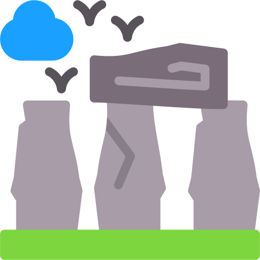 stonehenge Generic color fill icoon