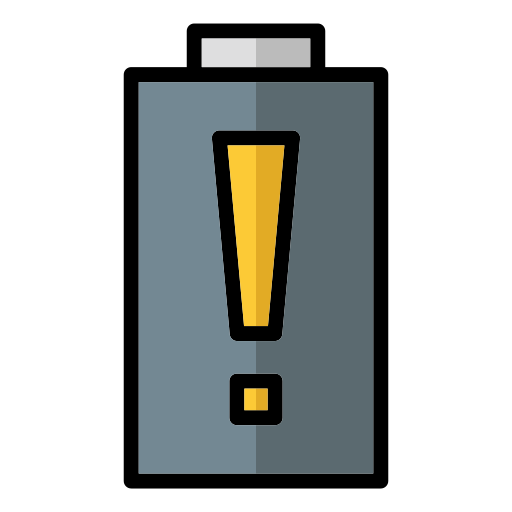 niski poziom baterii Generic color lineal-color ikona