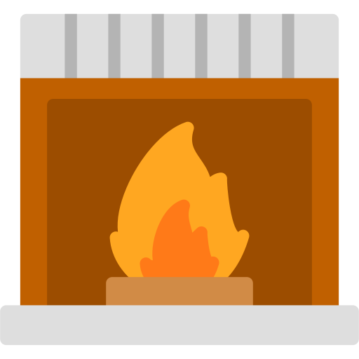 Fireplace Generic color fill icon