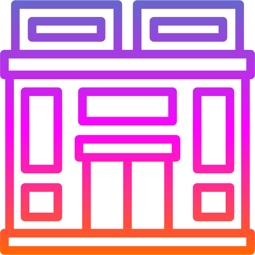 hostal Generic gradient outline icono