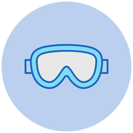 occhiali da nuoto Generic color lineal-color icona