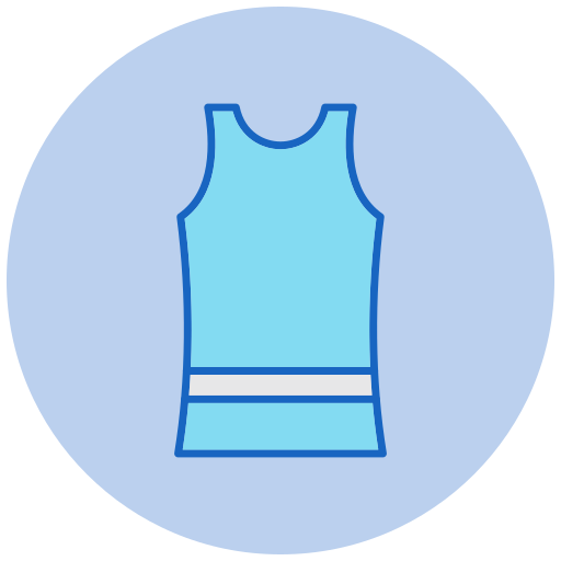 maglietta senza maniche Generic color lineal-color icona