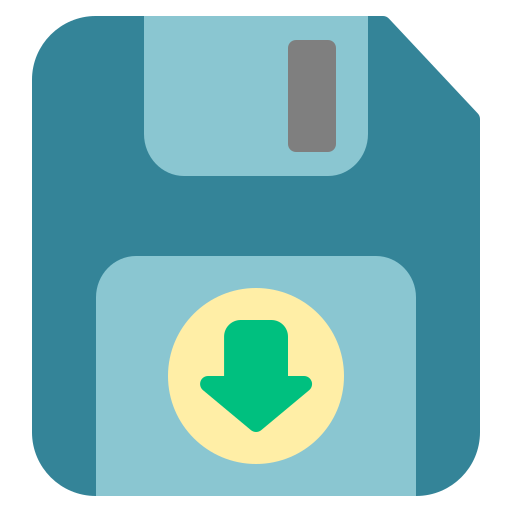 Save File Generic color fill icon