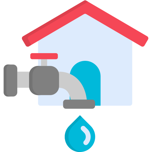 Water supply Generic color fill icon