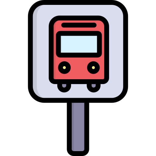 parada de autobús Generic color lineal-color icono