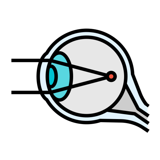Miopía Generic color lineal-color icono