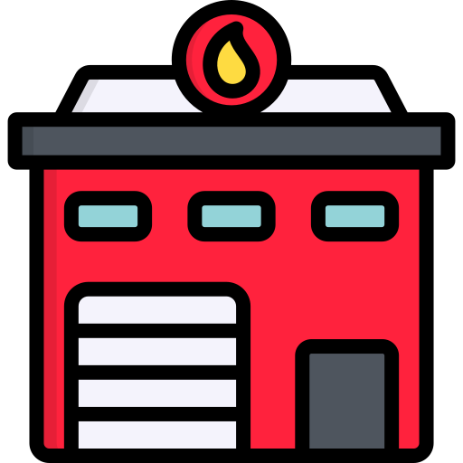 caserne de pompiers Generic color lineal-color Icône
