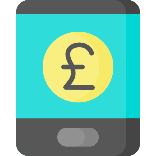 servizi bancari per smarthpone Generic color fill icona