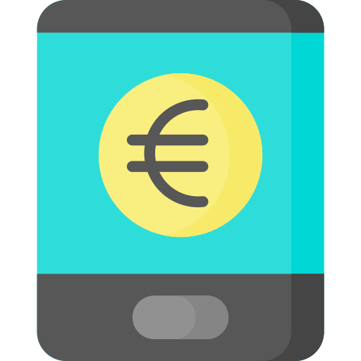 Мобильный банкинг Generic color fill иконка