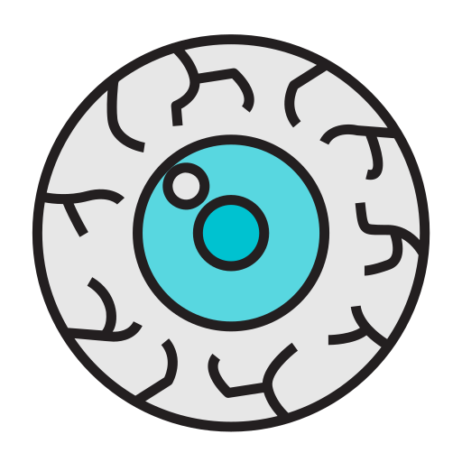 Eye ball Generic color lineal-color icon