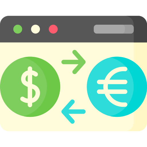 Currency Exchange Generic color fill icon