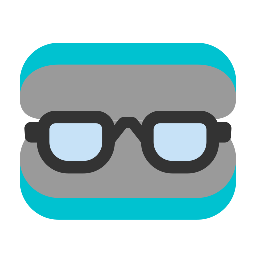 occhiali da vista Generic color fill icona