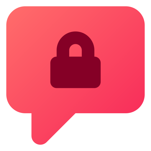 privater chat Generic gradient fill icon