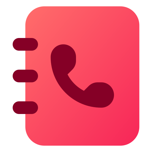 Contact Generic gradient fill icon