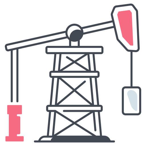 torre petrolifera Generic color lineal-color icona