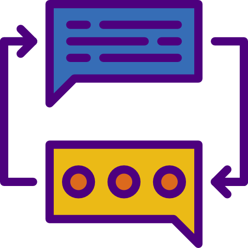 Dialogue prettycons Lineal Color icon