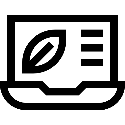 노트북 Basic Straight Lineal icon