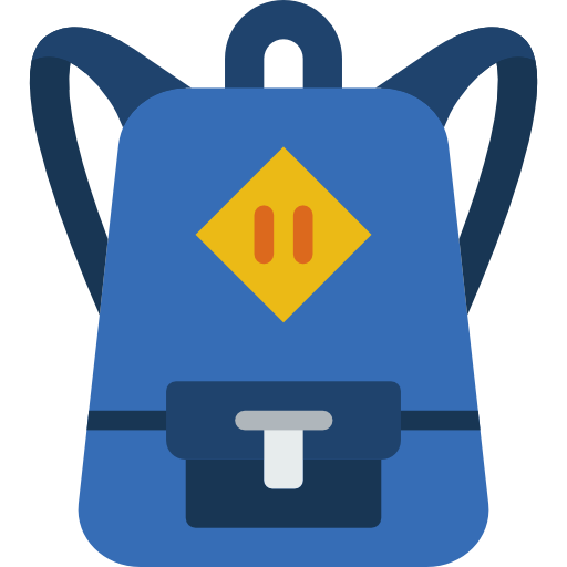 Backpack prettycons Flat icon