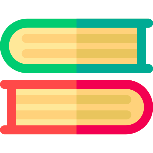 libros Basic Rounded Flat icono