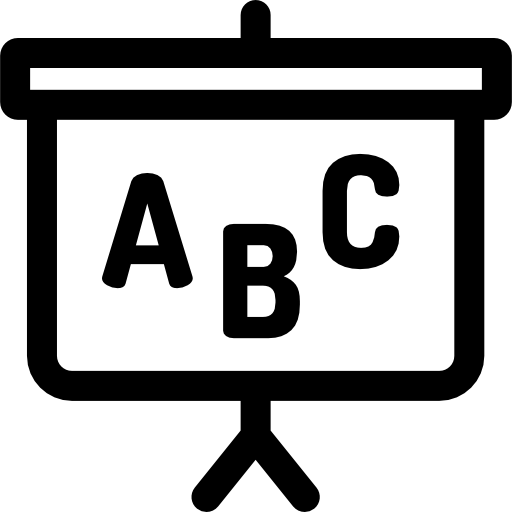 pizarra Basic Rounded Lineal icono