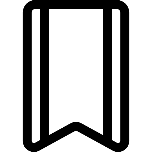 ブックマーク Basic Rounded Lineal icon
