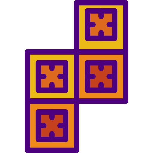 tetris prettycons Lineal Color icono