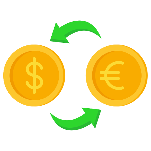 Currency Exchange Generic color fill icon