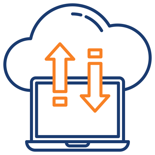 cloud computing Generic color outline icon