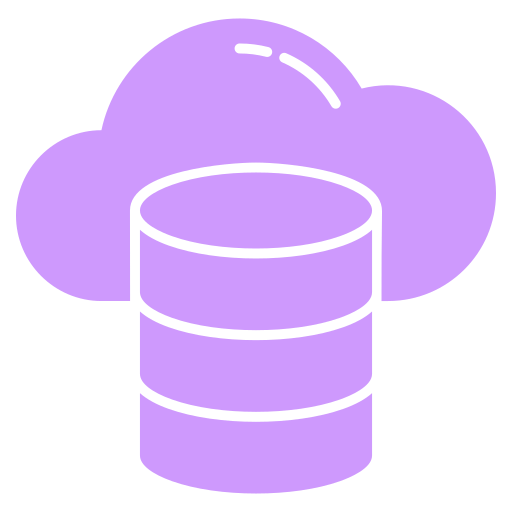 Data storage Generic color fill icon