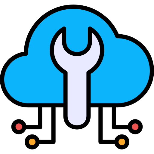 Cloud service Generic color lineal-color icon