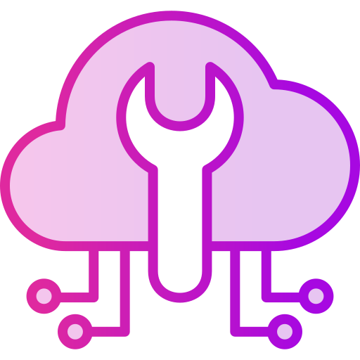 cloud service Generic gradient lineal-color icon