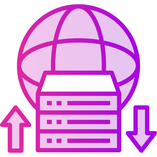web-hosting Generic gradient lineal-color icon