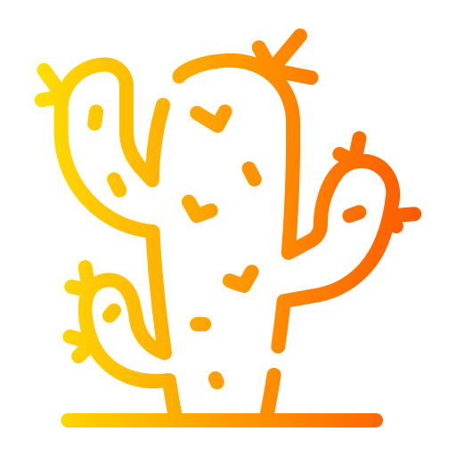 cactus Generic gradient outline Icône