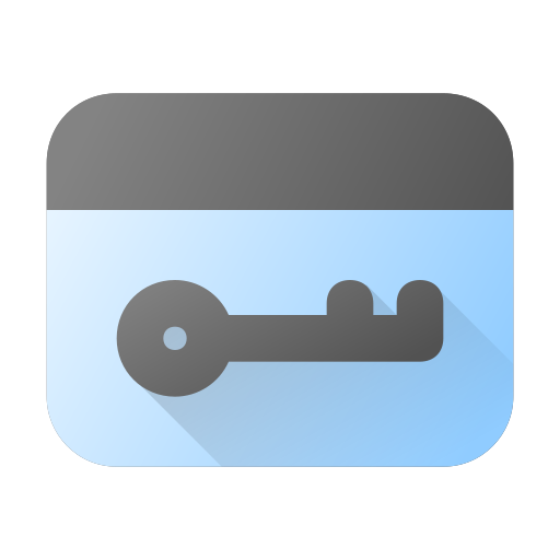 Keycard Generic gradient fill icon