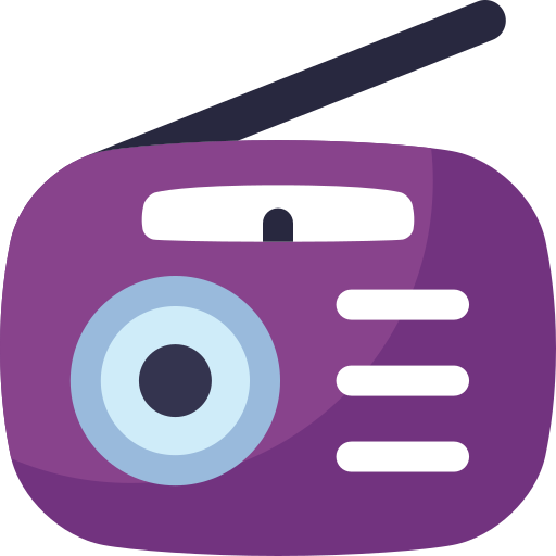 Radio Generic color fill icon