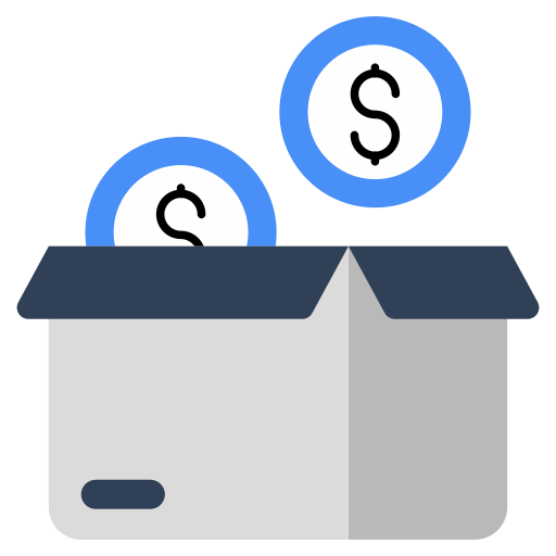 Cash Box Generic color fill icon