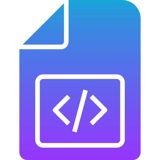Script Generic gradient fill icon