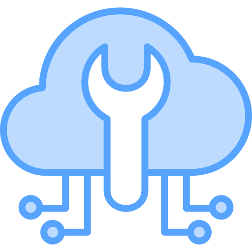 cloud dienstverlening Generic color lineal-color icoon