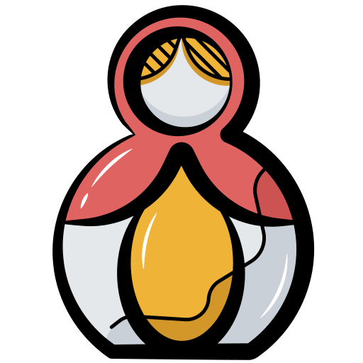 Matryoshka Generic color hand-drawn icon