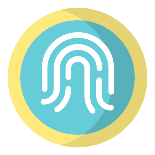 Biometric identification Generic color fill icon
