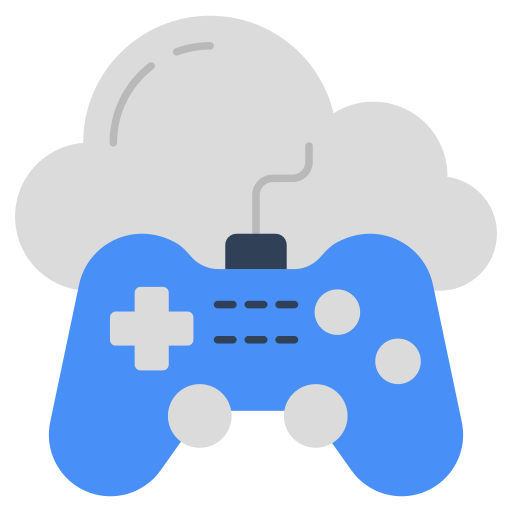 Cloud gaming Generic color fill icon