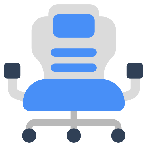 Вращающийся стул Generic color fill иконка