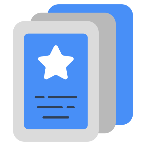 Card Generic color fill icon